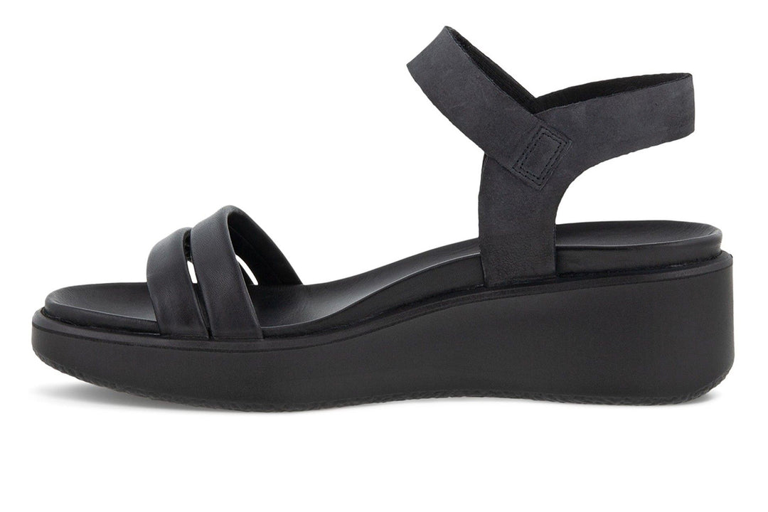 Ecco Flowt Wedge Black/Black Womens #color_black