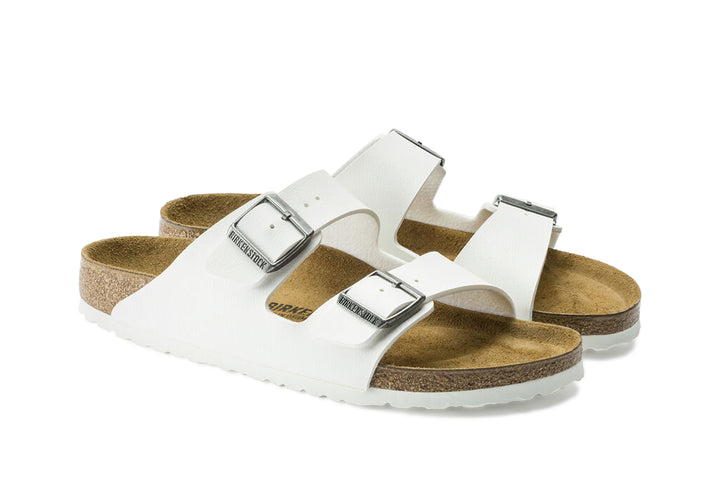 Birkenstock Arizona N White Birko-Flor Womens #color_white