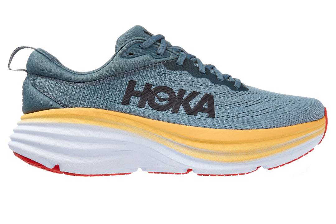 Hoka Bondi 8 D Goblin Blue/Mountain Spring Mens #color_blue-multi-reds-oranges