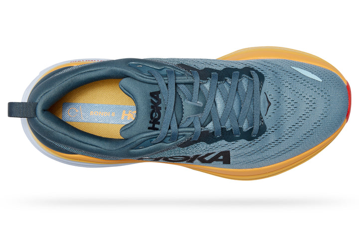 Hoka Bondi 8 D Goblin Blue/Mountain Spring Mens #color_blue-multi-reds-oranges