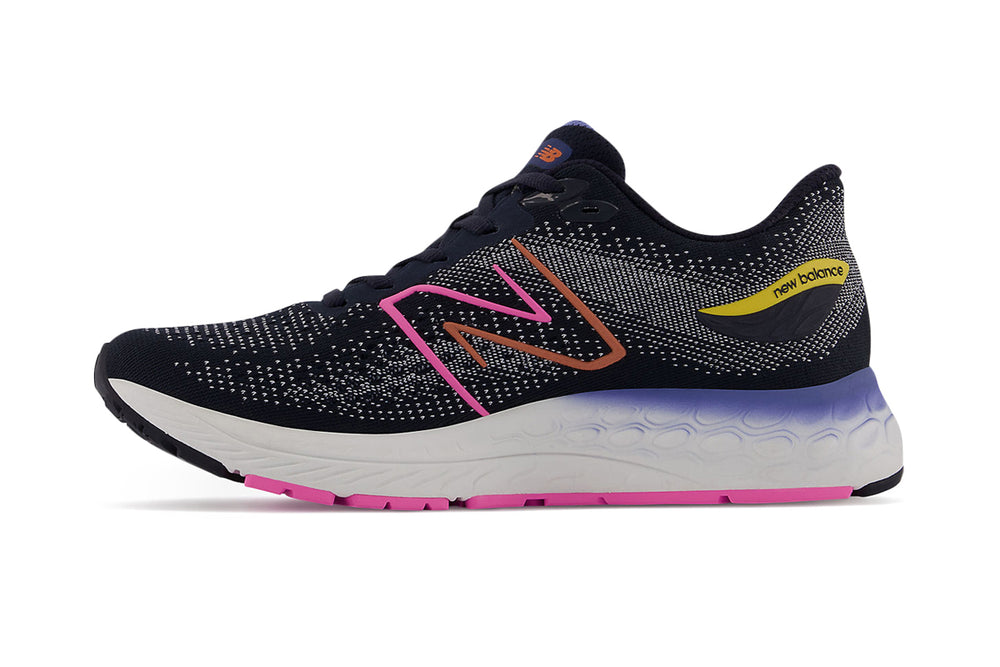 New Balance 880v12 Wide Eclipse/Moon Shadow/Vibrant Pink Youth #color_black-multi-pinks-purples