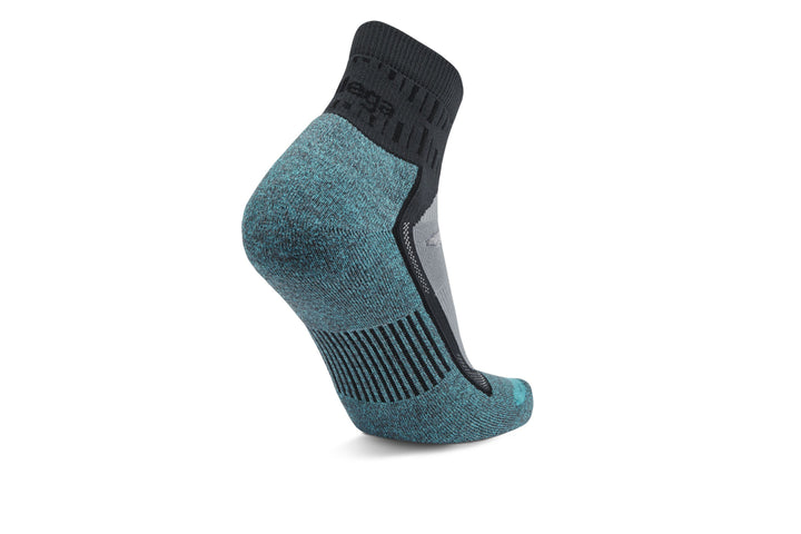 Balega Blister Resist Quarter Grey/Blue #color_blue-turquoise