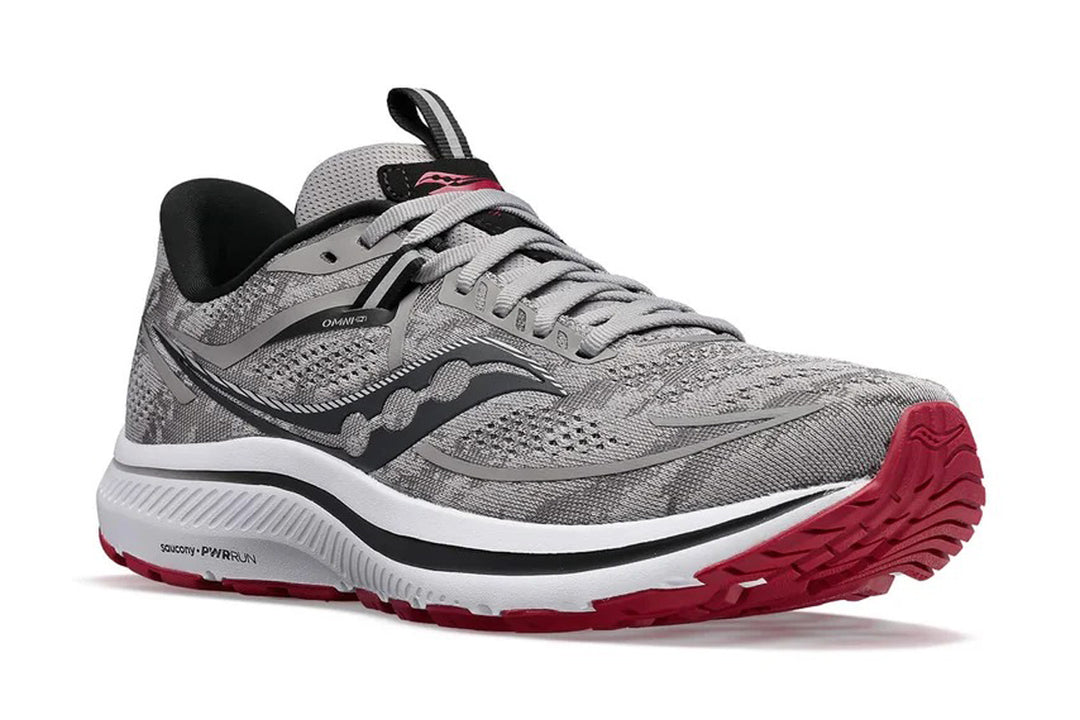 Saucony Omni 21 2E Alloy/Garnet Mens #color_grey-multi-greys