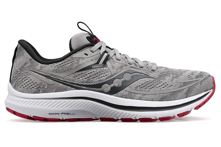 Saucony Omni 21 2E Alloy/Garnet Mens #color_grey-multi-greys