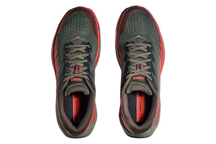 Hoka Torrent 3 D Thyme/Fiesta Mens #color_red