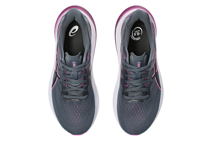 Asics GT-2000 12 B Tarmac/Black Womens #color_grey-multi-pinks-purples