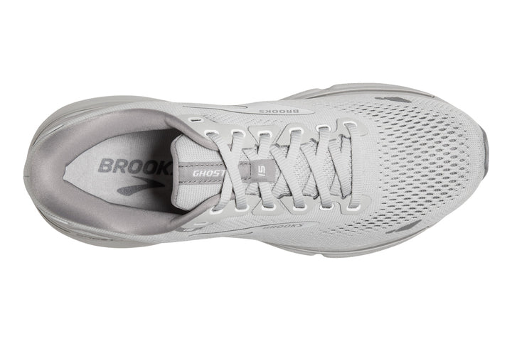 Brooks Ghost 15 B Oyster/Alloy/White Womens #color_grey