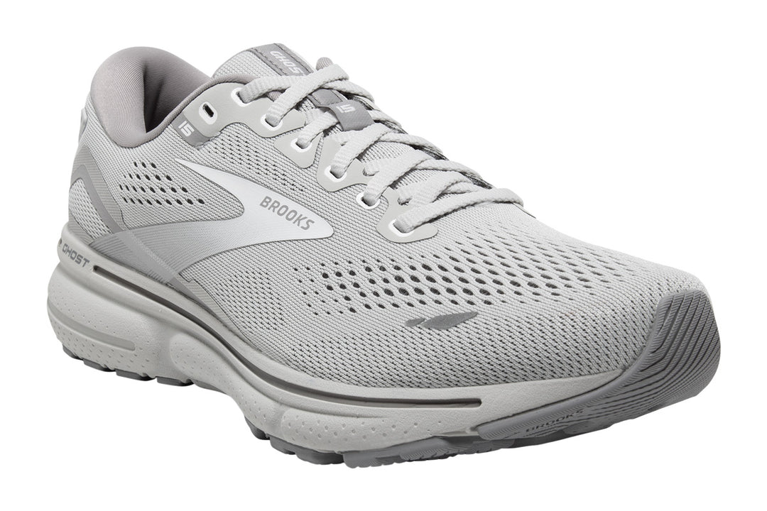 Brooks Ghost 15 B Oyster/Alloy/White Womens #color_grey