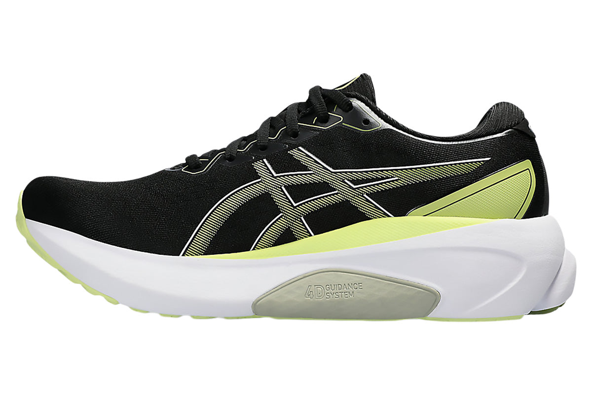 Asics Gel-Kayano 30 2E Black/Glow Yellow Mens – FootMotion