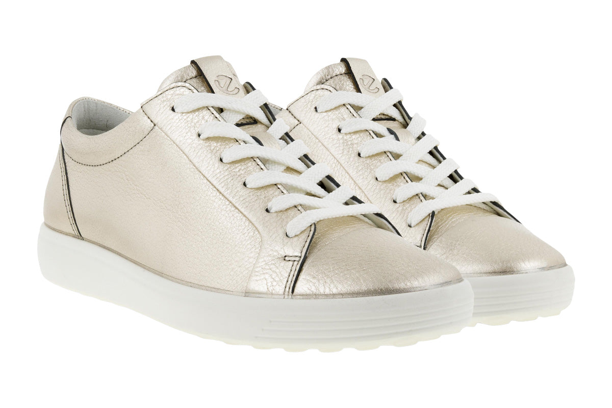 Ecco Soft 7 Pure White Gold Womens FootMotion