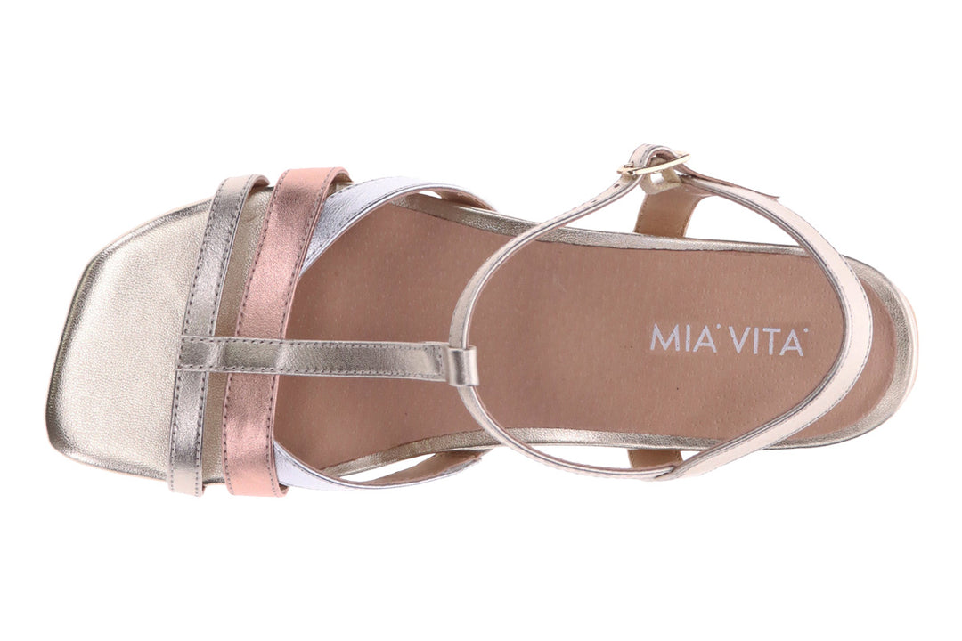 Mia Vita Yass Champagne Multi Womens #color_metallic-multi