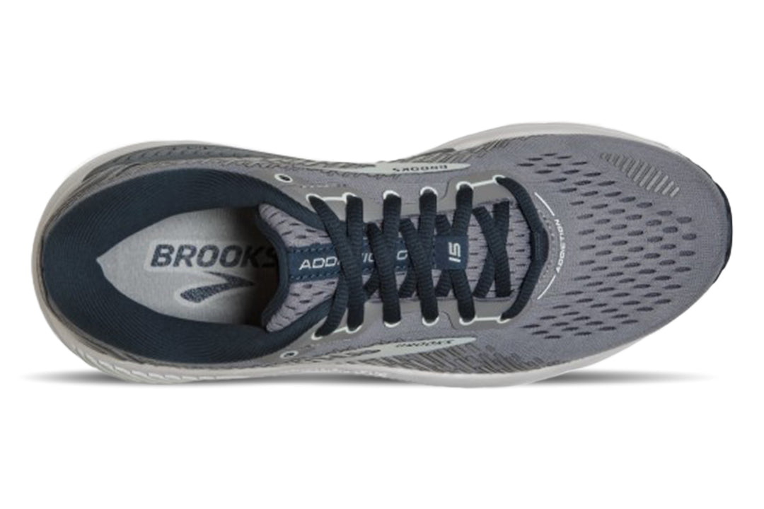 Brooks Addiction GTS 15 B Grey/Navy/Aqua Womens #color_grey-multi-greens