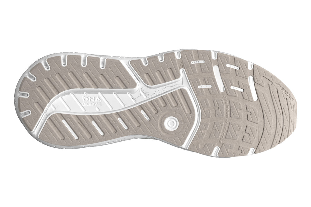 Brooks Ariel GTS 23 D Chateau Grey/White Sand Womens #color_white