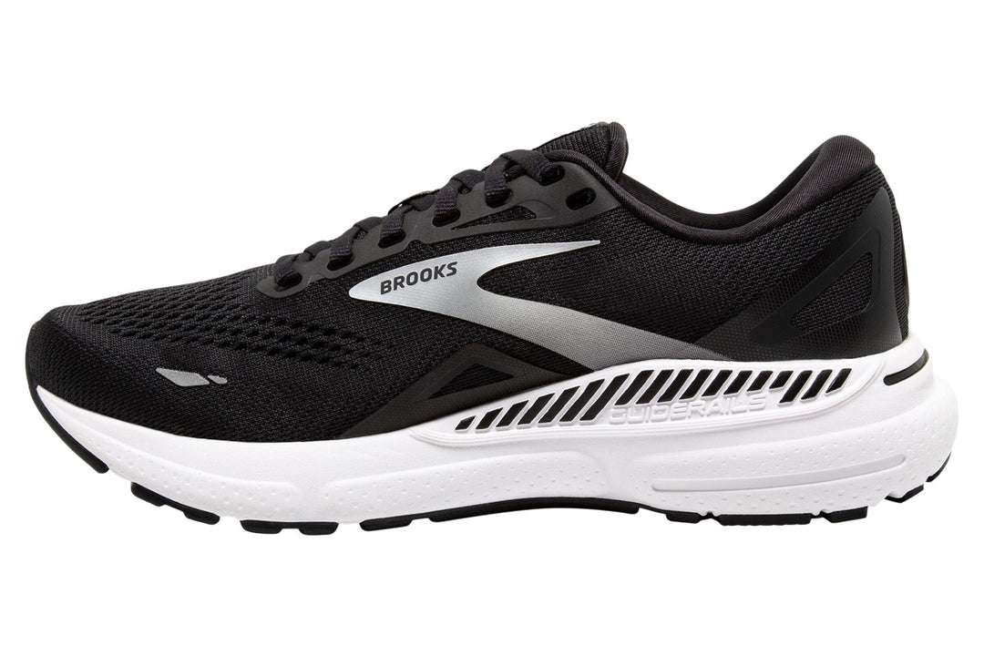 Brooks Adrenaline GTS 23 D Black/White Mens #color_black-multi-whites