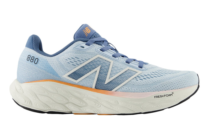 New Balance 880v14 B Quarry Blue Womens #color_blue-multi-reds-oranges