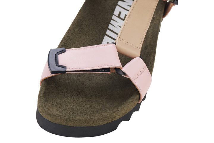 Rollie Nation Sandal Tooth Wedge Blush Camo Womens #color_green-multi