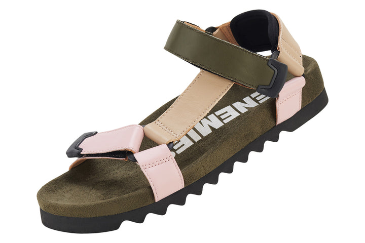 Rollie Nation Sandal Tooth Wedge Blush Camo Womens #color_green-multi