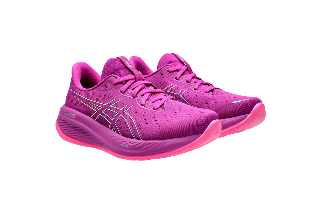 Asics Gel-Cumulus 26 B Bold Magenta/Bright Cyan Womens #color_pink