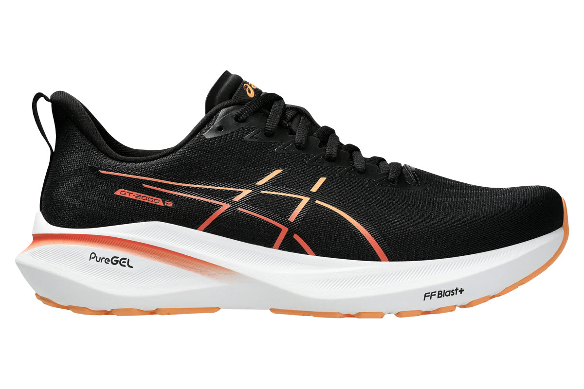 Asics GT 2000 13 D Black Faded Orange Mens FootMotion