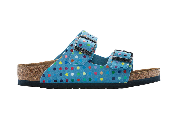 Birkenstock Arizona N Digital Dots Sky Blue Synthetic Unisex #color_prints-shapes