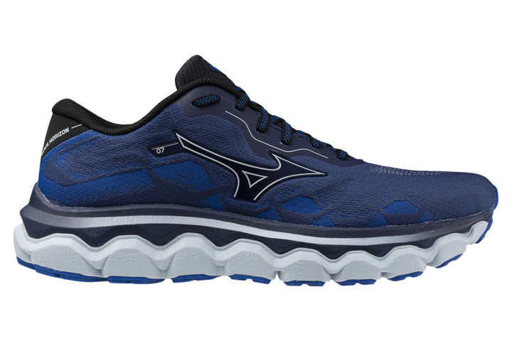 Mizuno Wave Horizon 7 D Estate Blue/Plein Air/Mugen Blue Mens #color_black-multi-blues