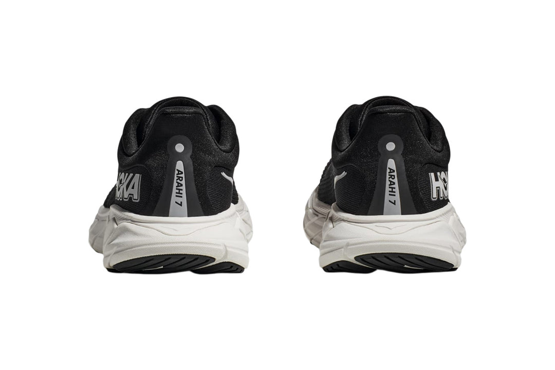 Hoka Arahi 7 2E Black/White Mens #color_black-multi-whites