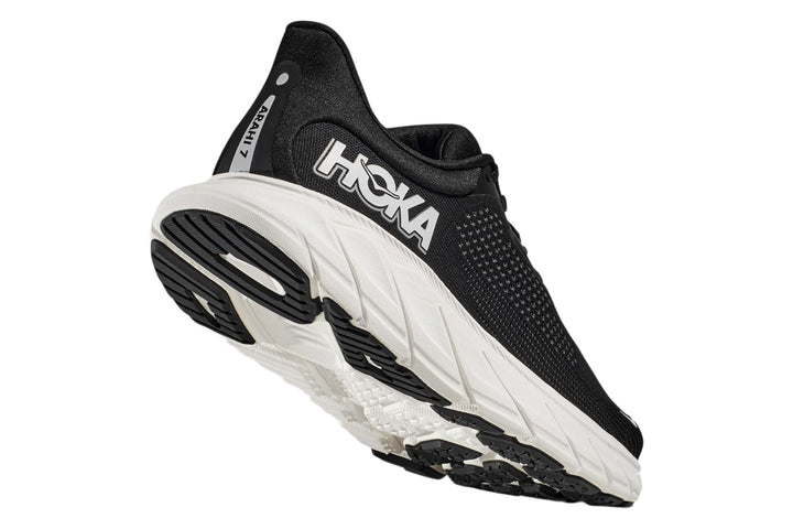 Hoka Arahi 7 2E Black/White Mens #color_black-multi-whites