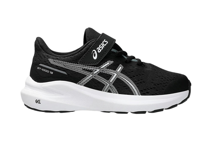 Asics GT-1000 13 PS Black/White Junior #color_black-multi-whites