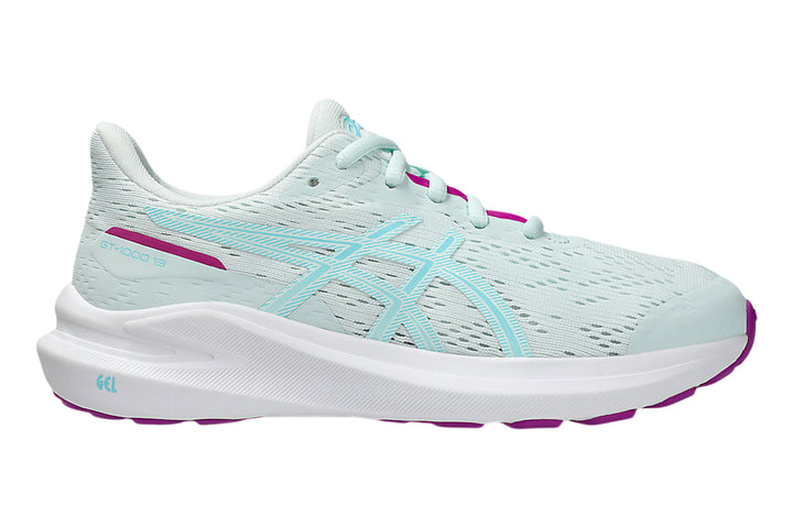 Asics GT-1000 13 GS Soothing Sea/Bright Cyan Youth #color_blue-multi-flouros