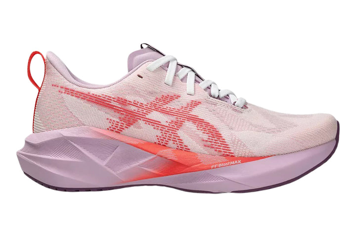 Asics Novablast 5 B White/Coral Reef Womens #color_pink