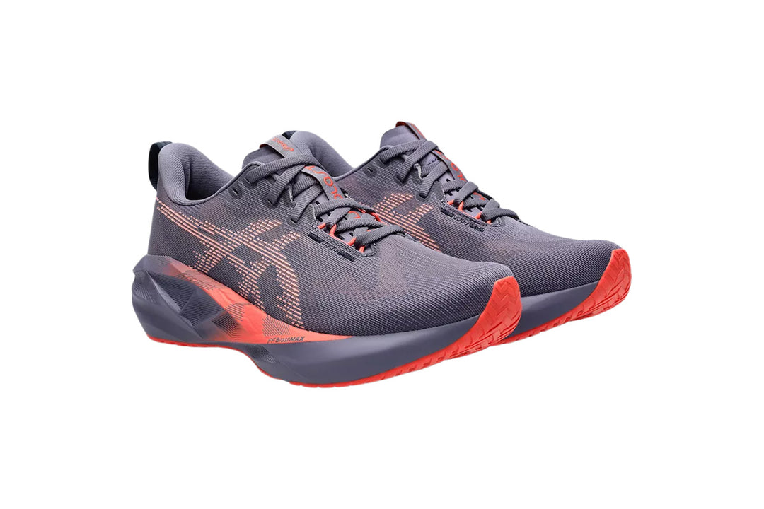 Asics Novablast 5 B Greyish Purple/Coral Reef Womens #color_purple