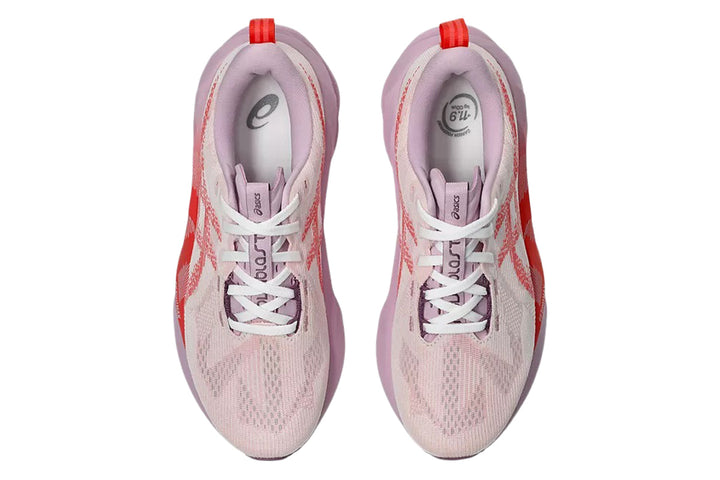 Asics Novablast 5 B White/Coral Reef Womens #color_pink