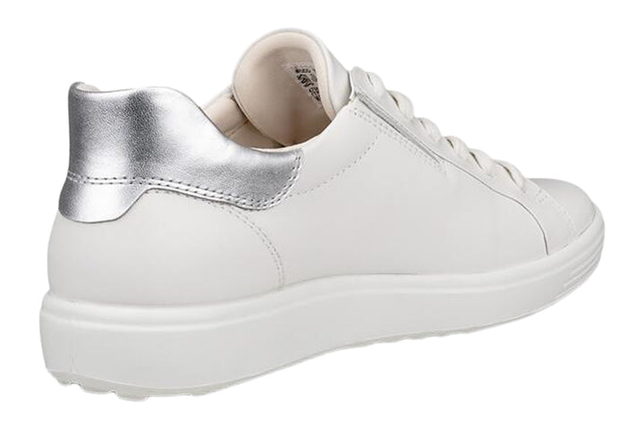 Ecco Soft 7 White/Pure Silver Womens #color_white