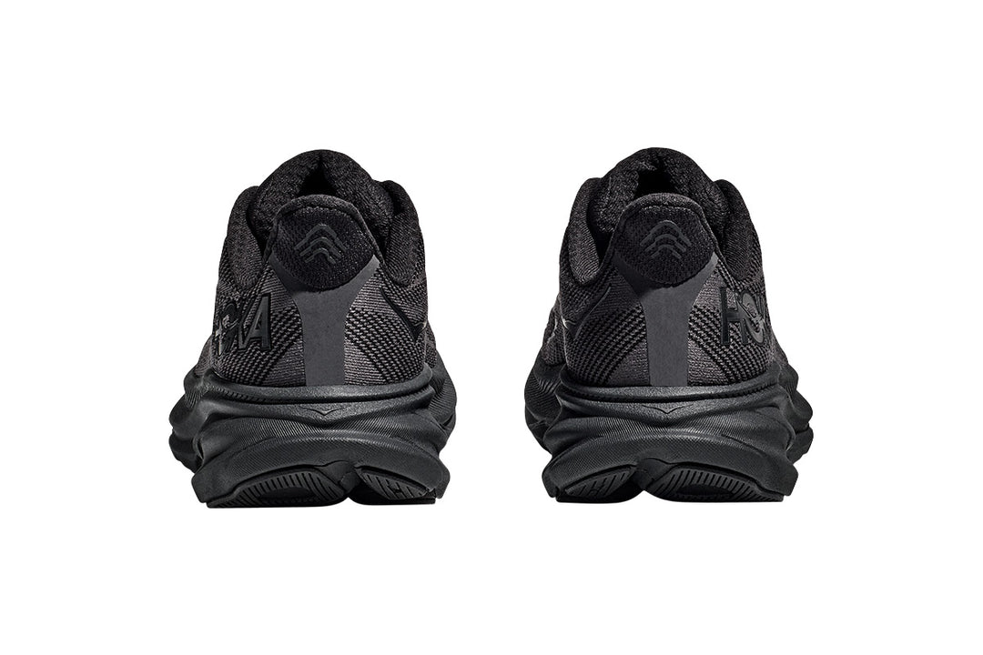 Hoka Clifton 9 B Black/Black Womens #color_black