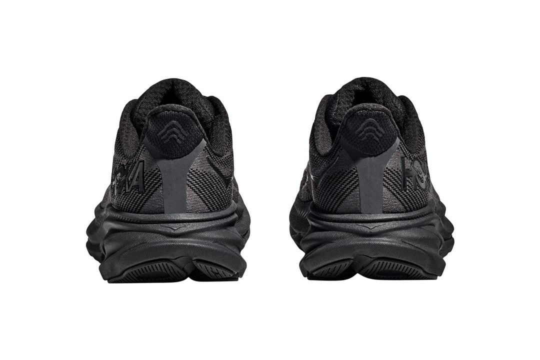 Hoka Clifton 9 D Black/Black Mens #color_black