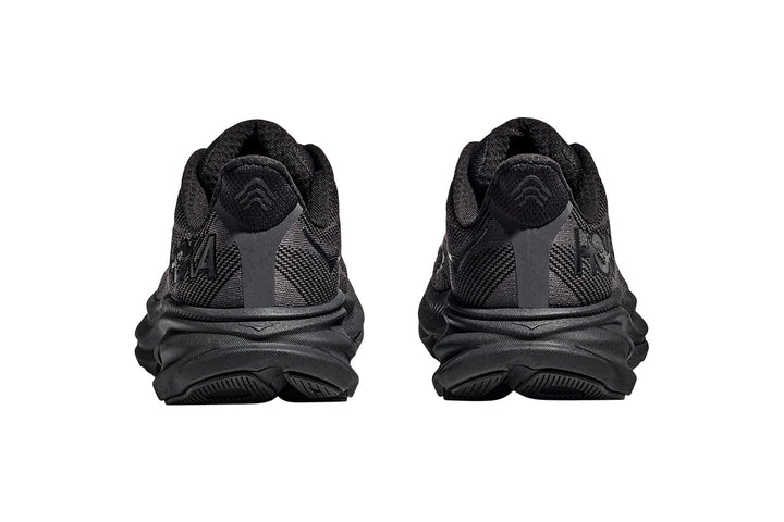 Hoka Clifton 9 D Black/Black Womens #color_black