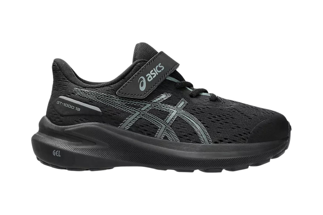 Asics GT-1000 13 PS Black/Steel Grey Junior #color_black-multi-whites