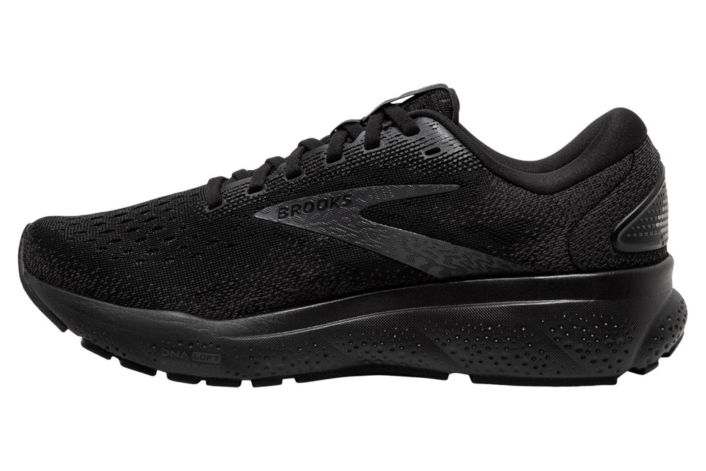 Brooks Ghost 16 D Black/Black/Ebony Mens #color_black