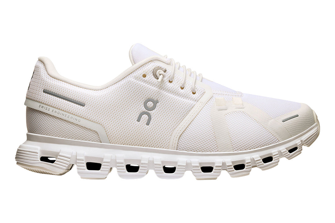 On Cloud 6 B White/White Womens #color_white