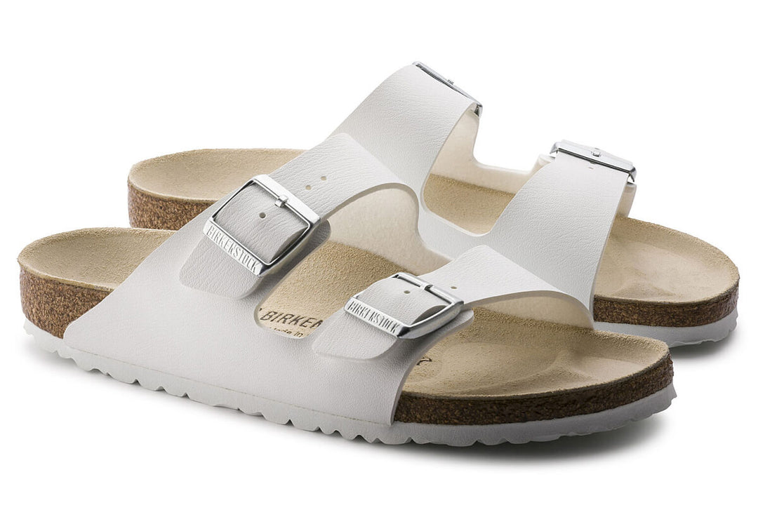 Birkenstock Arizona N White Birko-Flor Womens #color_white