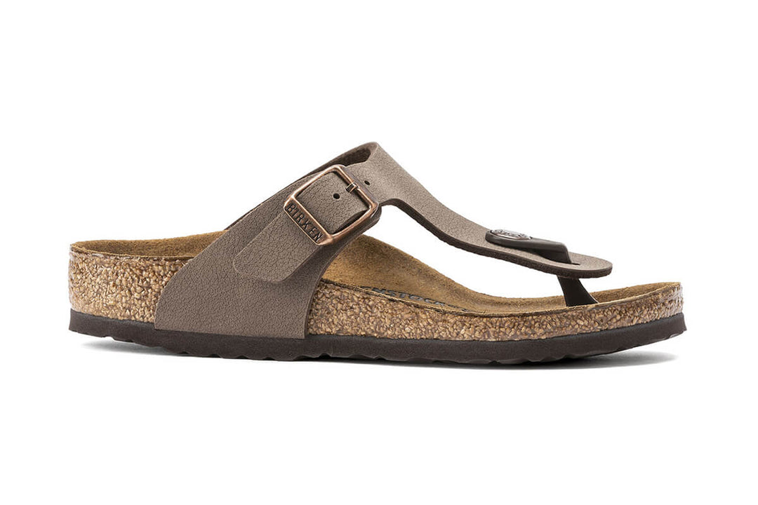 Birkenstock Gizeh R Mocca Birkibuc Kids #color_brown