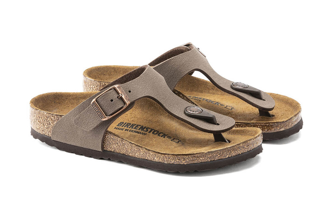 Birkenstock Gizeh R Mocca Birkibuc Kids #color_brown