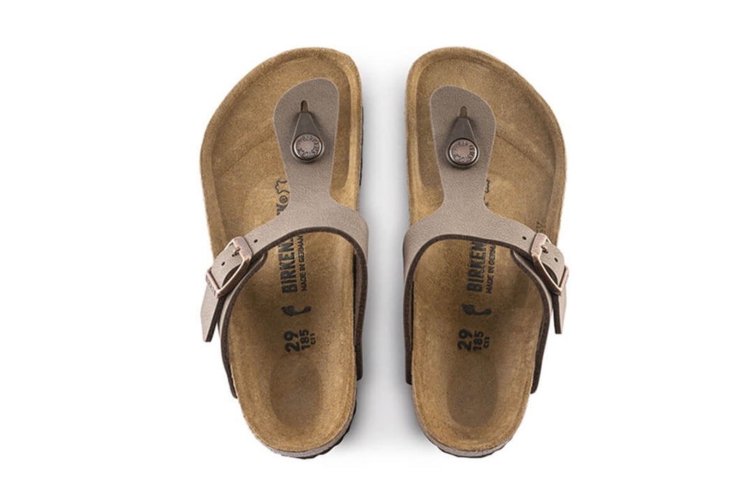 Birkenstock Gizeh R Mocca Birkibuc Kids #color_brown