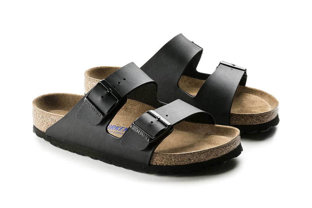 Birkenstock Arizona R Soft Footbed Black Birko-Flor Unisex #color_black