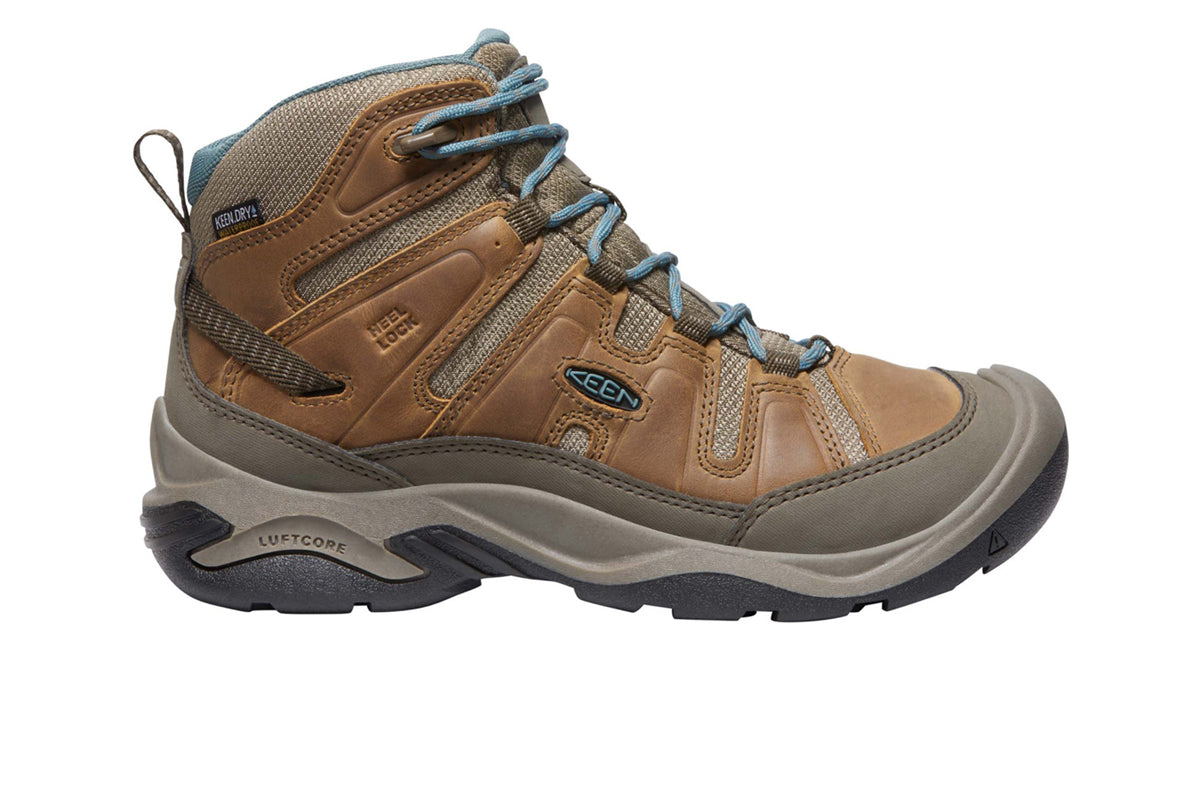 Keen Circadia Mid WP D Toasted Coconut/North Atlantic Womens – FootMotion