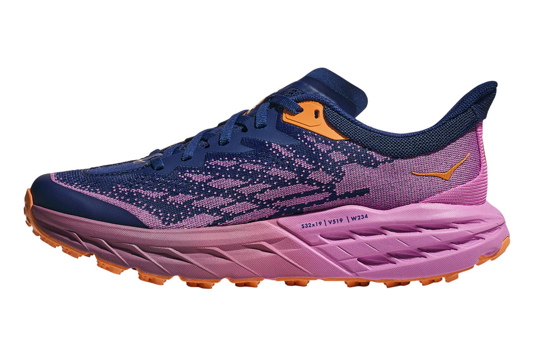 Hoka Speedgoat 5 B Bellwether Blue/Cyclamen Womens #color_purple