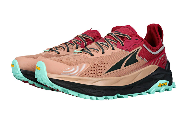 Altra Olympus 5 D Brown/Red Womens #color_brown