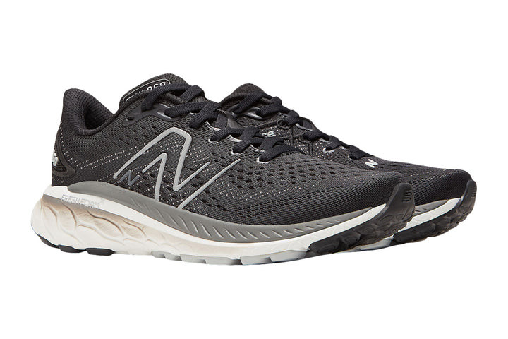 New Balance 860v13 D Black/White Womens #color_black-multi-whites