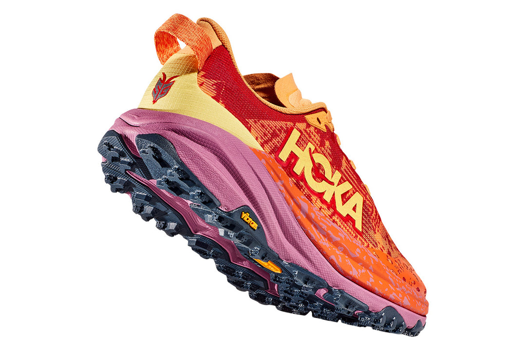 Hoka Speedgoat 6 2E Sherbet/Beetroot Mens #color_red-multi