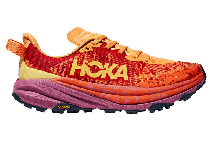 Hoka Speedgoat 6 2E Sherbet/Beetroot Mens #color_red-multi